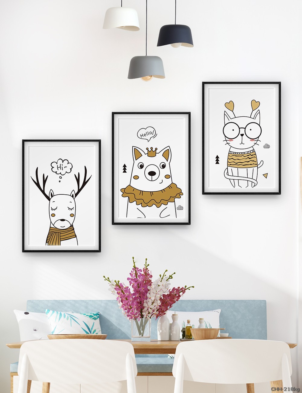 Tranh trừu tượng CHH-218kg